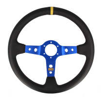 Sportratt Läder 90mm Djup 3-Ekrad, Blå QSP Products